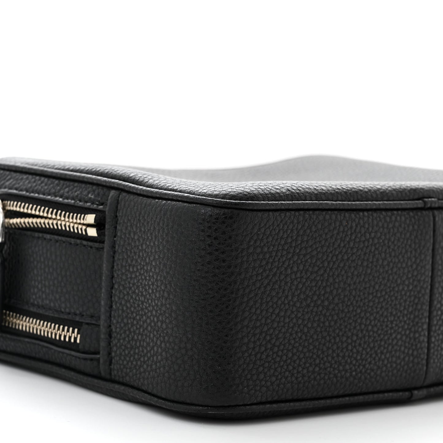 Calfskin Soft Box 23 Shoulder Bag Black White