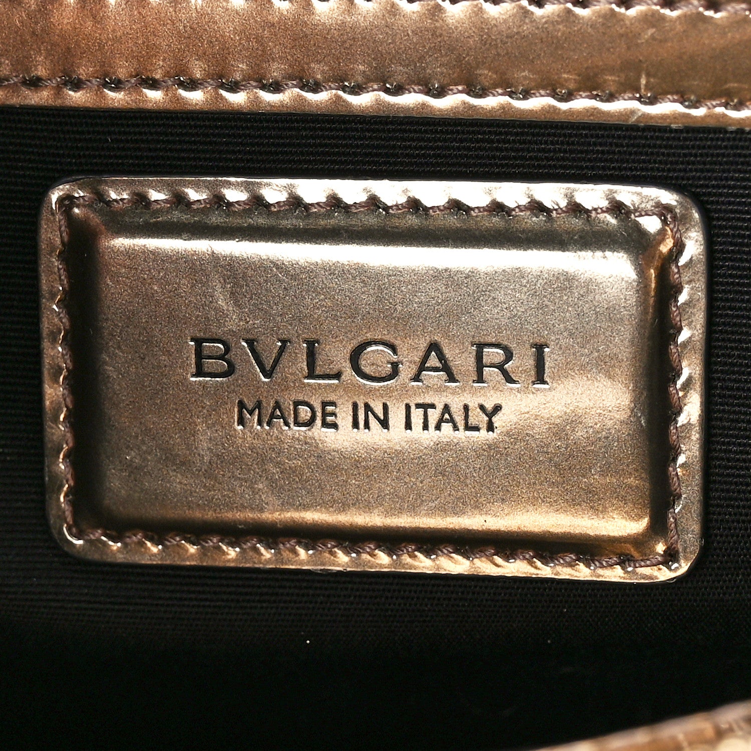 Bulgari Metallic Calfskin Serpenti Forever Crossbody Bag Bronze 7 of 13