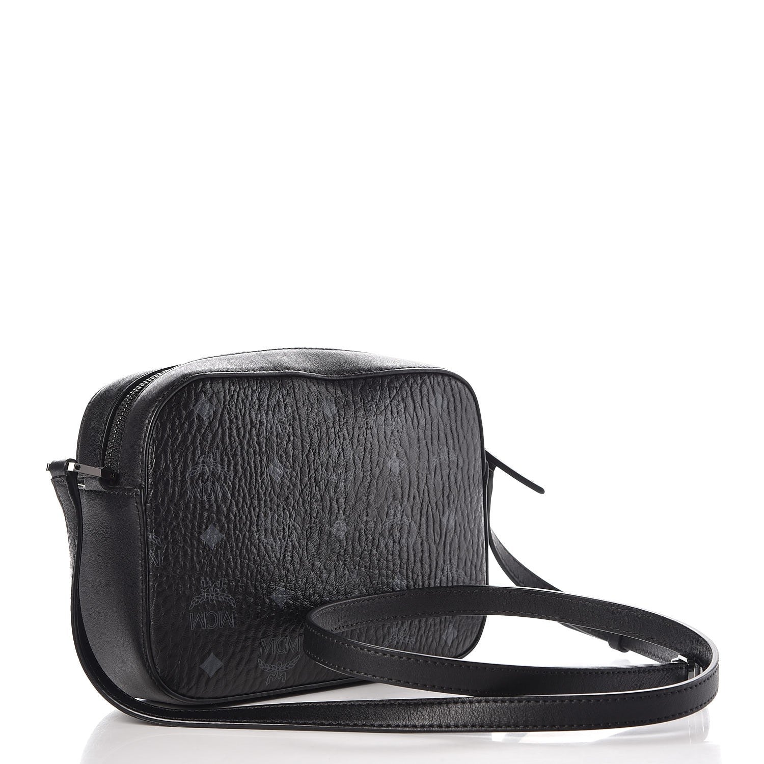 MCM Visetos Mini Camera Crossbody Bag Black 3 of 10