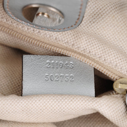 Gucci Guccissima Large Sukey Tote Silver 7 of 7