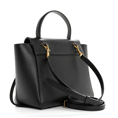 Celine Grained Calfskin Nano Belt Bag Black 3 of 11
