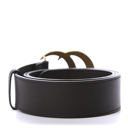 Gucci Calfskin Double G 40mm Belt 85 34 Dark Cocoa 2 of 5