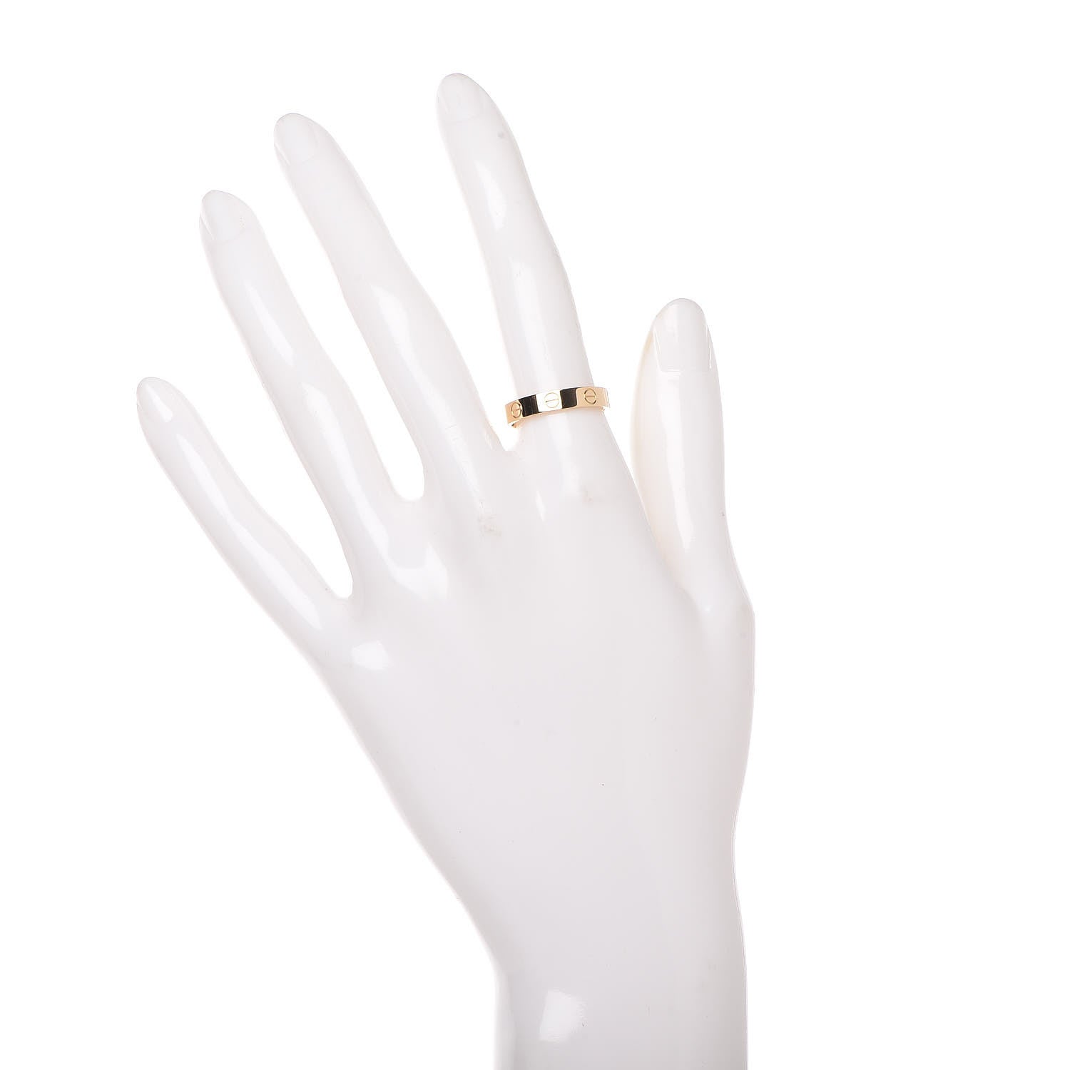 Cartier 18K Yellow Gold 3.5mm LOVE Wedding Band Ring 52 6 2 of 5