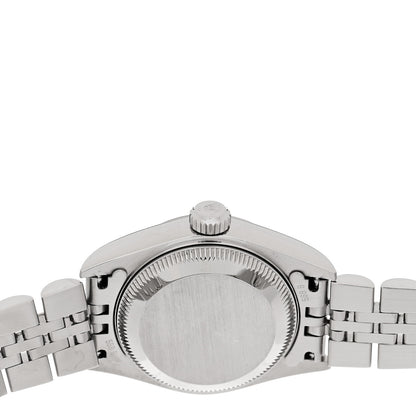 Rolex Stainless Steel 18K White Gold 26mm Oyster Perpetual Datejust Watch Silver 79174 4 of 4