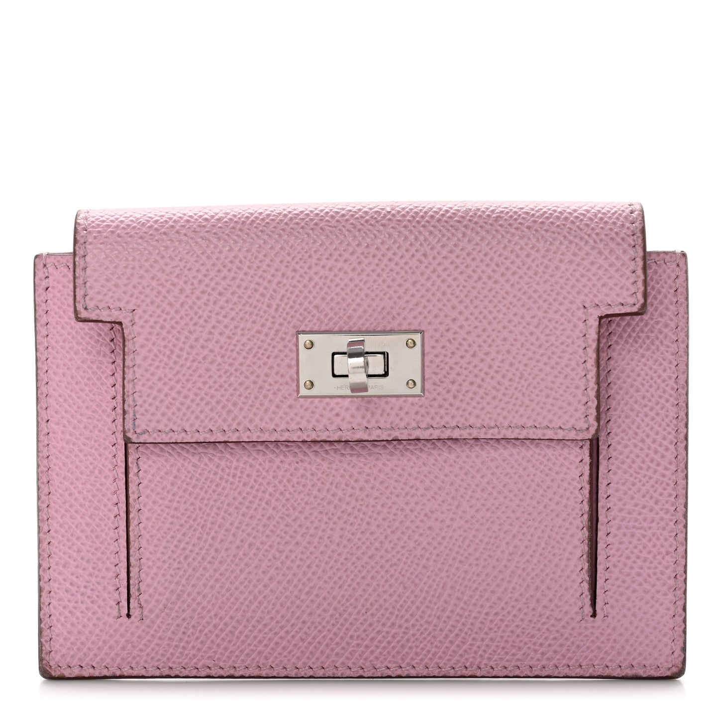 Epsom Kelly Pocket Compact Wallet Mauve Sylvestre