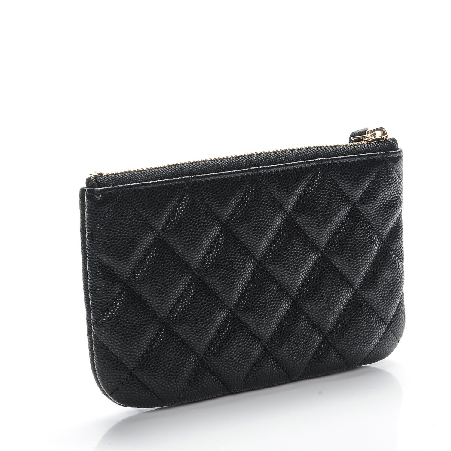Chanel Caviar Quilted Small Cosmetic Case Black 3 of 7