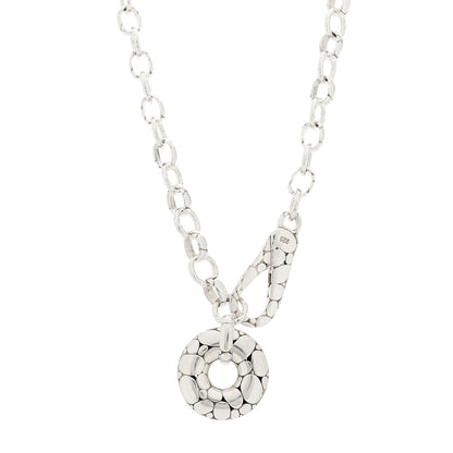 John Hardy Sterling Silver Kali Pebble Pendant Necklace 1 of 4