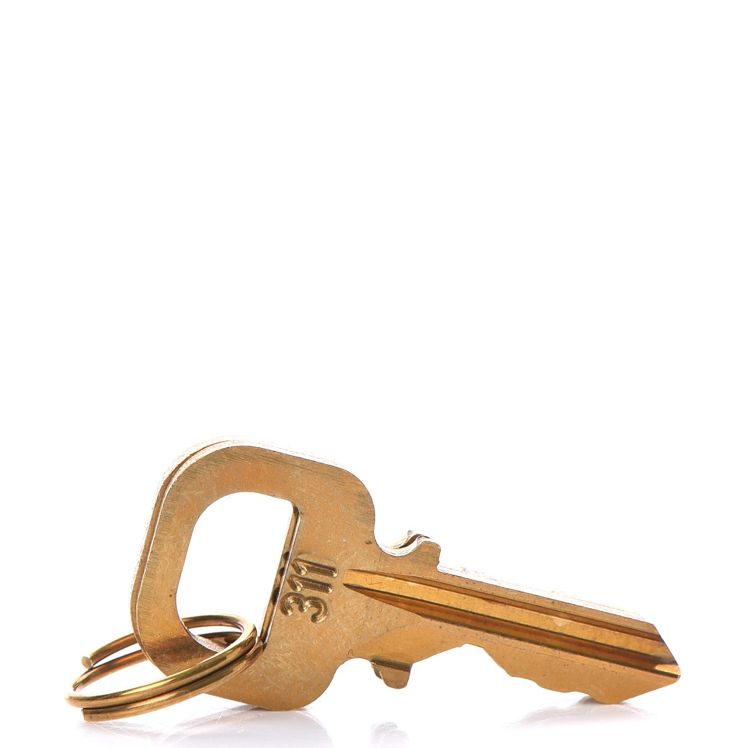 Louis Vuitton Brass Lock and 2 Keys Set #311 4 of 6