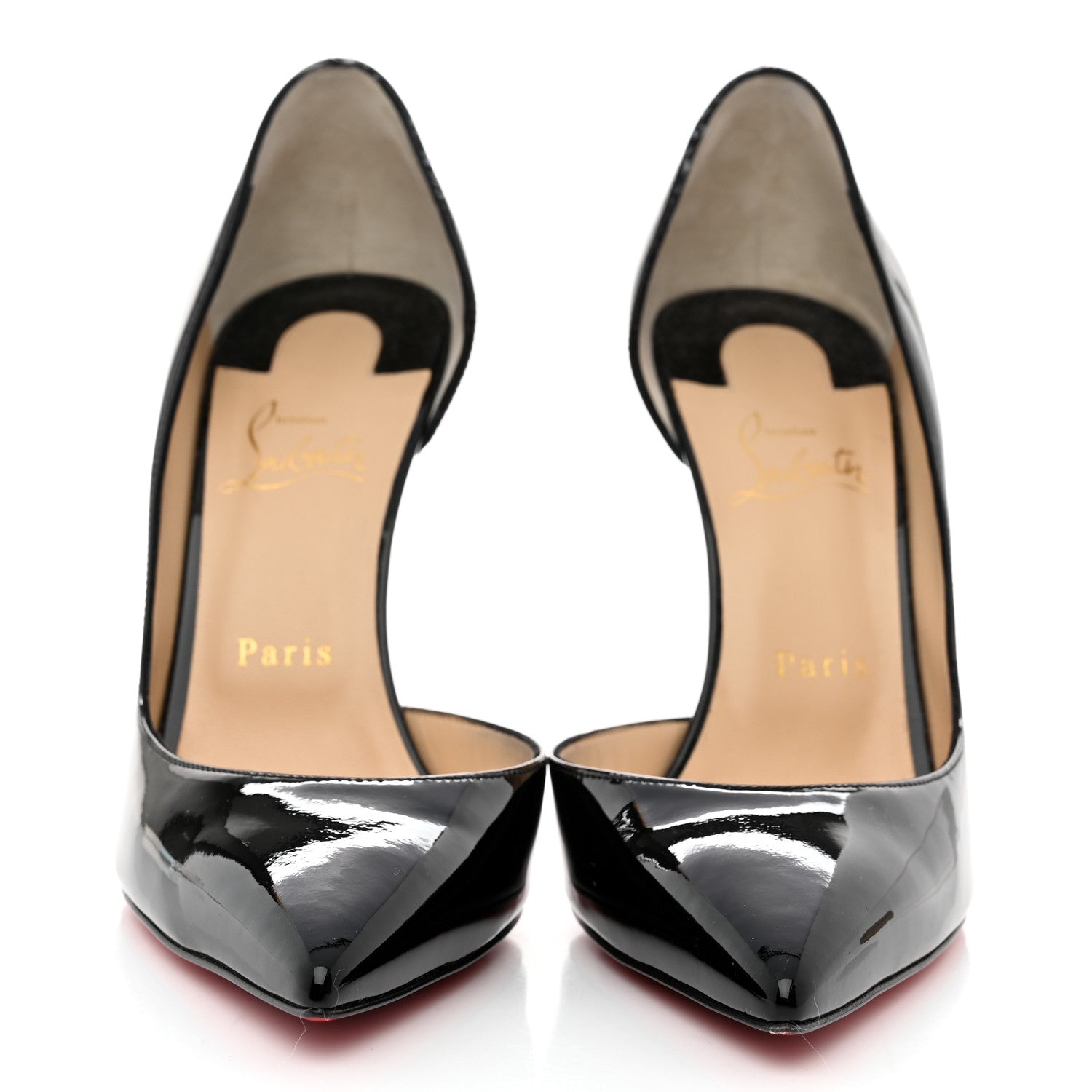 Christian Louboutin Patent Iriza 100 Pumps 40 Black 2 of 8