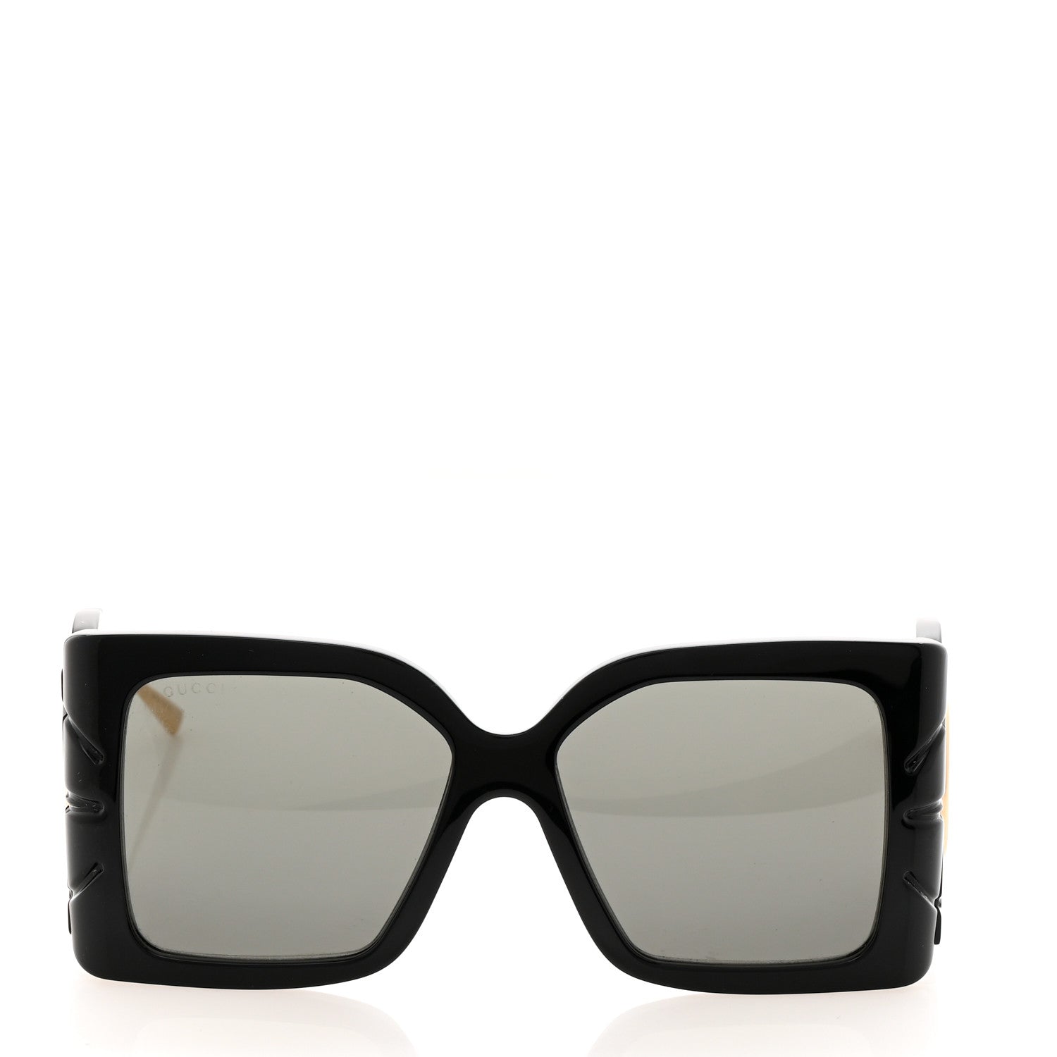 Gucci Acetate Square Frame Wing Sunglasses GG0535S Black 2 of 9