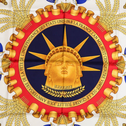 Hermes Silk Liberty Scarf 90 1 of 4