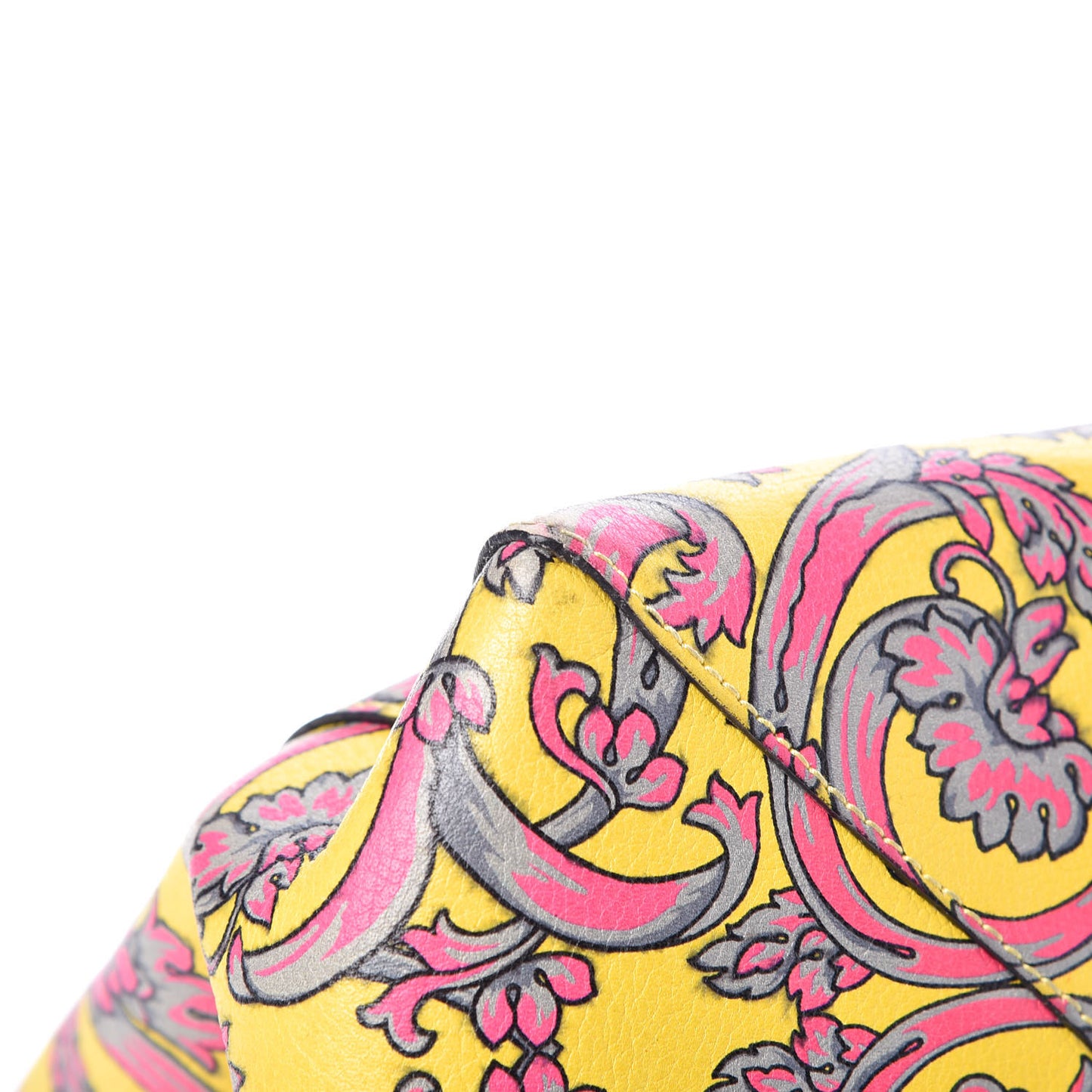 Calfskin Tales Of Spain Barroco Tote Yellow