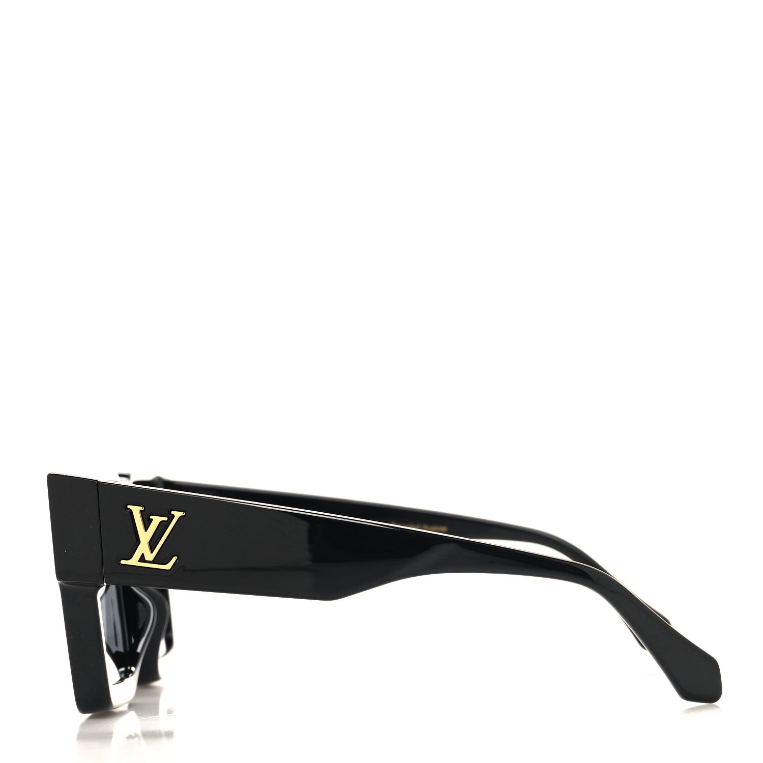 Louis Vuitton Acetate Swarovski Crystal Cyclone Sunglasses Z1578W Black 3 of 6