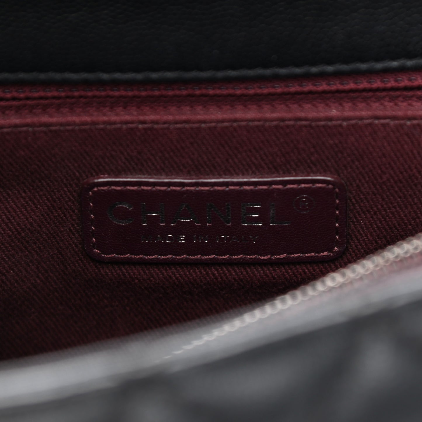 Caviar Quilted Small Coco Handle Flap Black