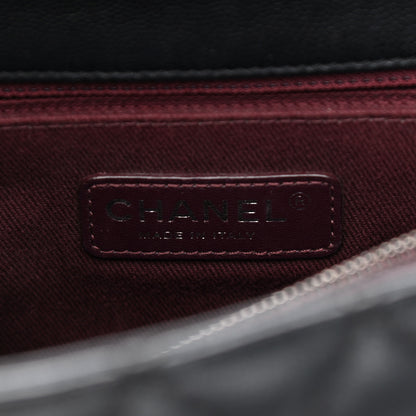 Chanel Caviar Quilted Small Coco Handle Flap Black 5 of 9
