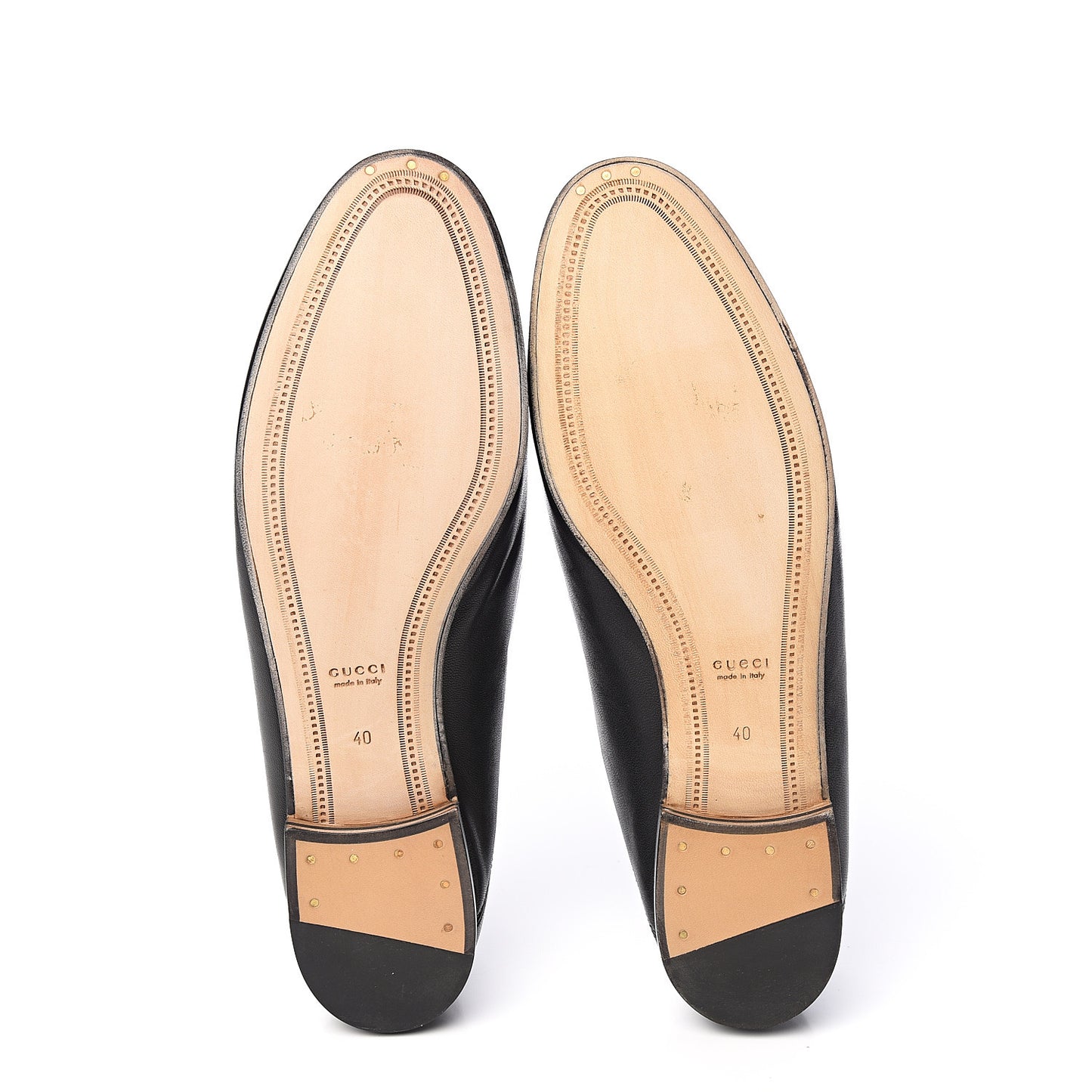 Lambskin Womens Brixton Horsebit Loafers 40 Black