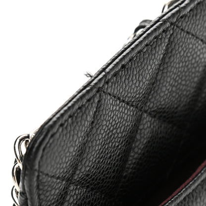 Chanel Caviar Quilted CC Phone Holder Black 12 of 13