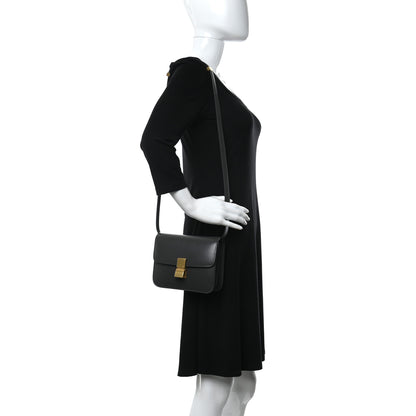 Celine Box Calfskin Teen Classic Box Flap Bag Anthracite 3 of 10