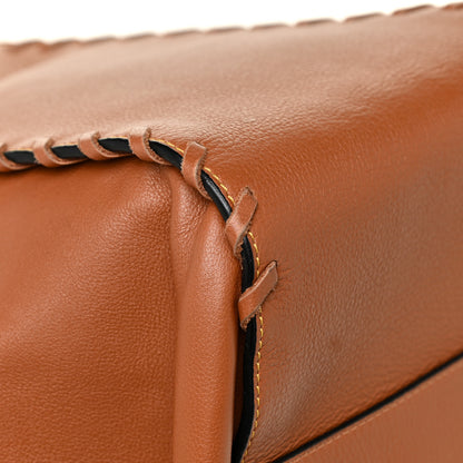 Loewe Calfskin Laced Hammock Shoulder Bag Tan 9 of 18