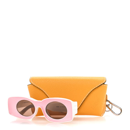 Loewe Acetate Sunglasses LW40033I White Pink 8 of 9