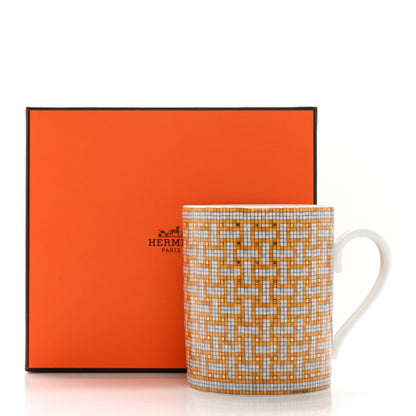 Hermes Porcelain Mosaique au 24 Mug Gold 10 of 10