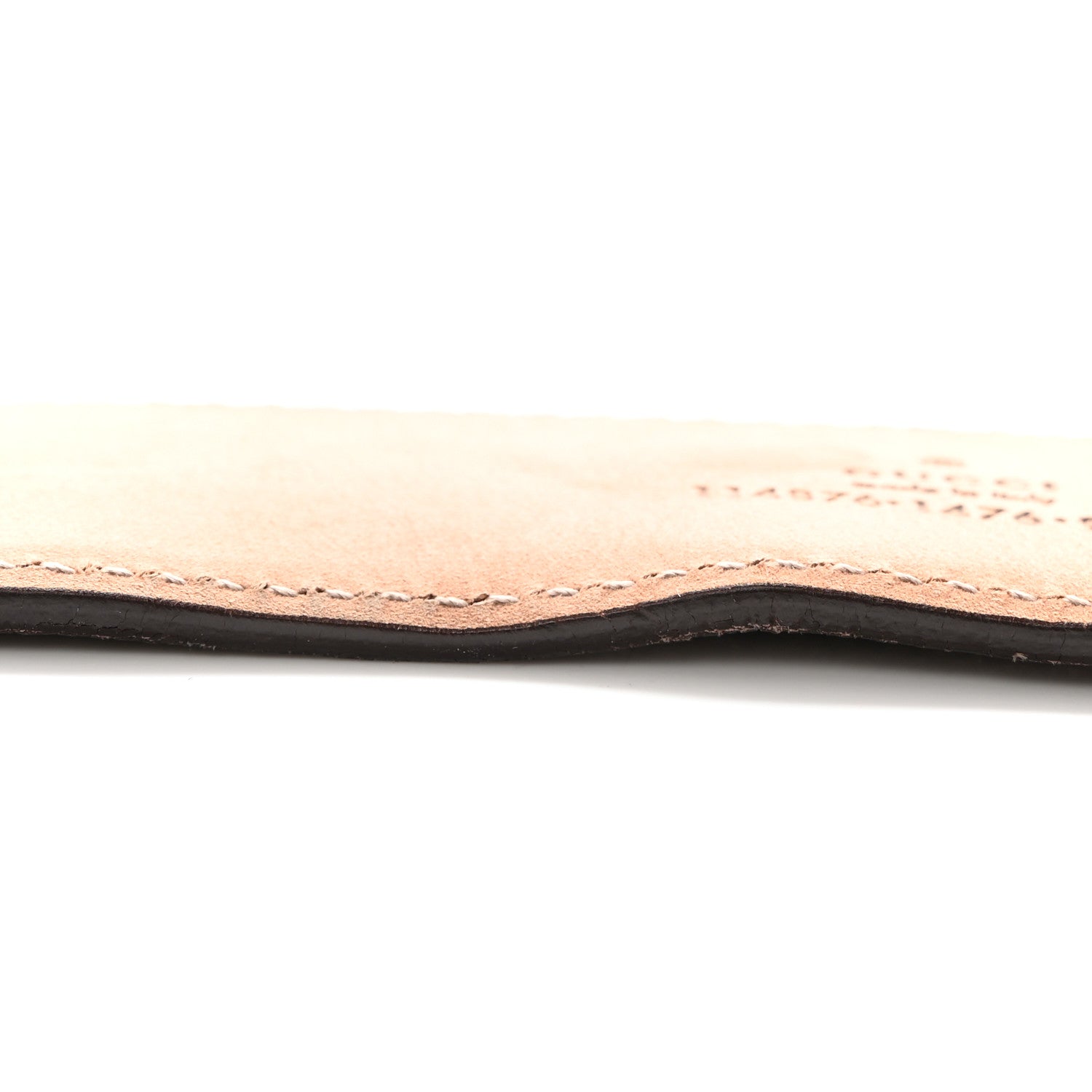 Gucci Metallic Calfskin Interlocking G 40mm Belt 95 38 Pewter 8 of 9