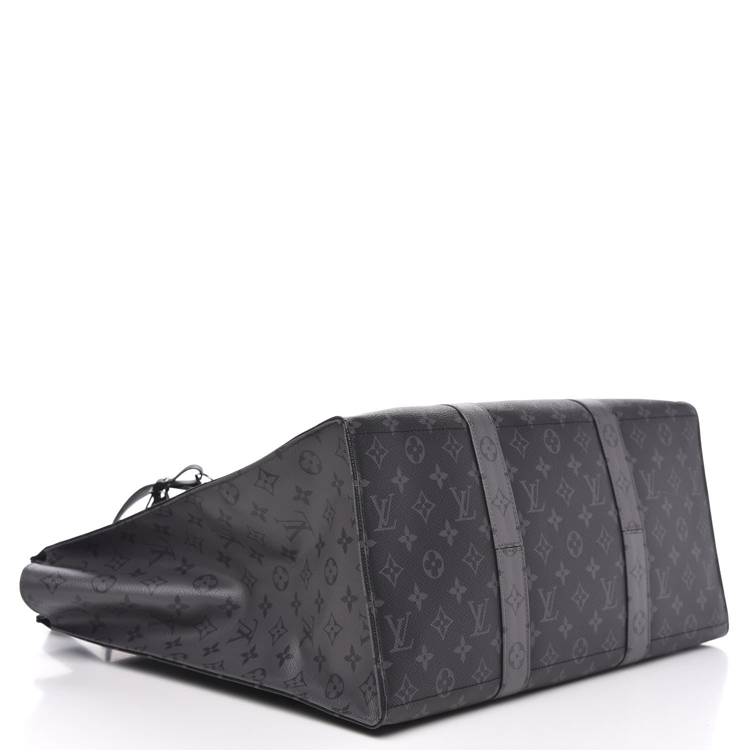 Louis Vuitton Monogram Eclipse Cabas Zippe GM Black 3 of 8