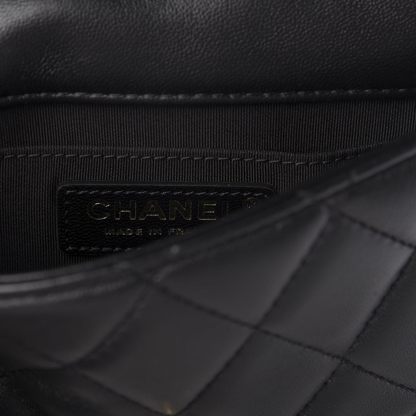Lambskin Quilted Mini My Precious Waist Bag Black