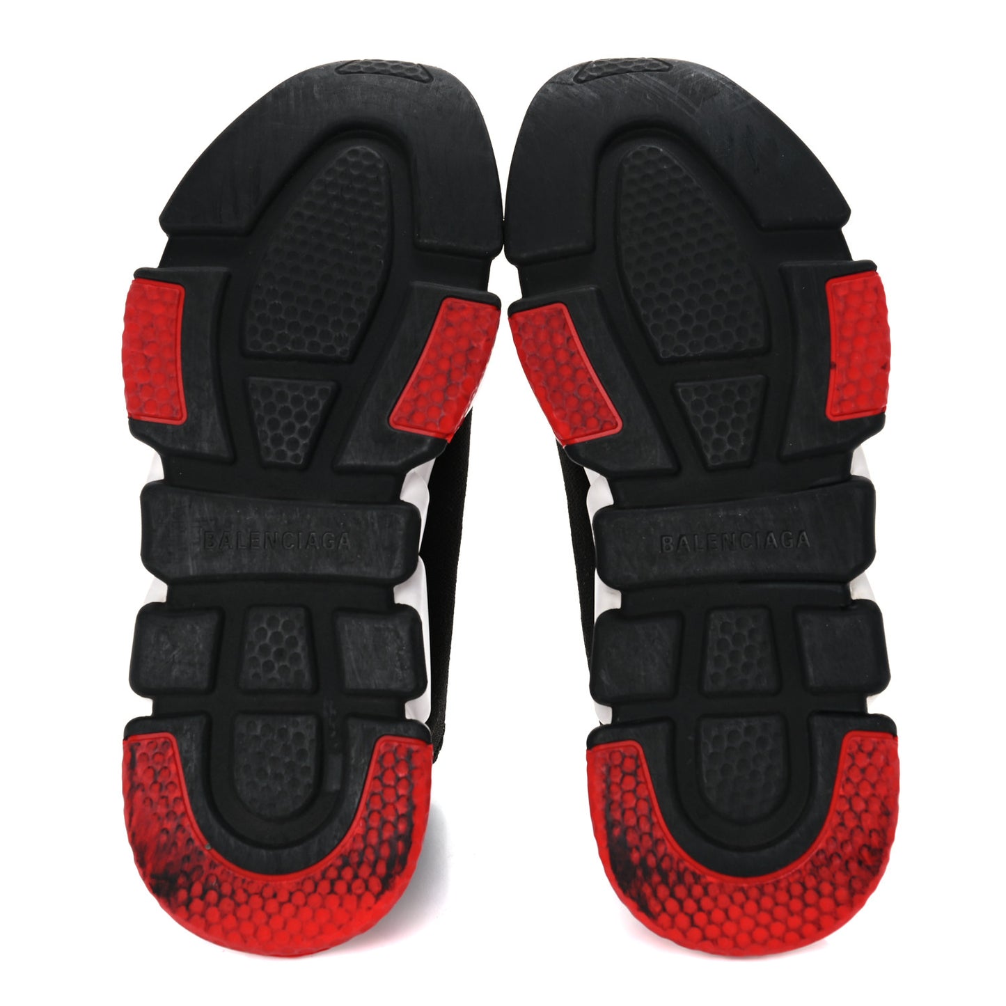 Technical 3D Knit Mens Speed Sneakers 40 Black Red