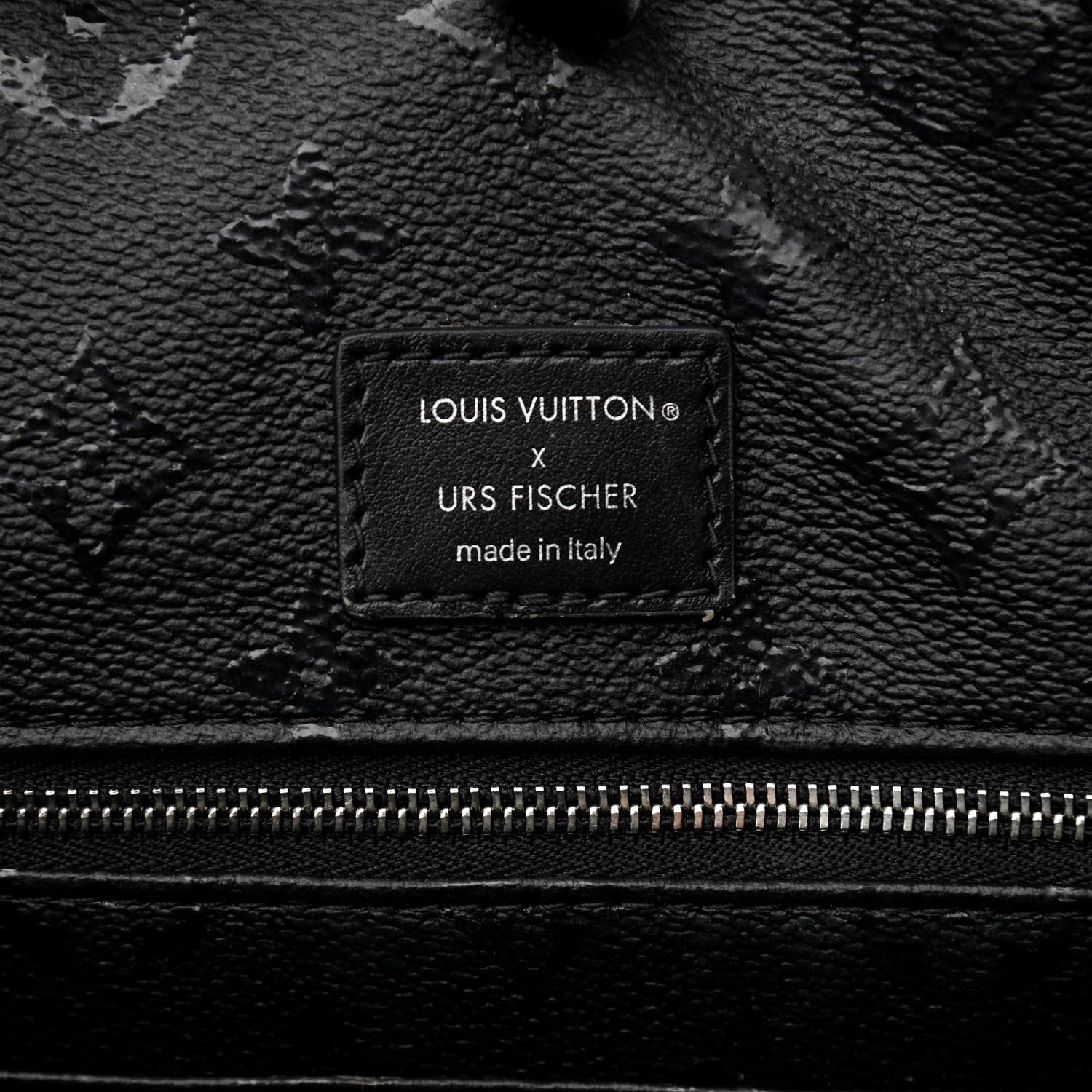 Louis Vuitton X UF Tufted Monogram Tufted Cabas White Black 6 of 10