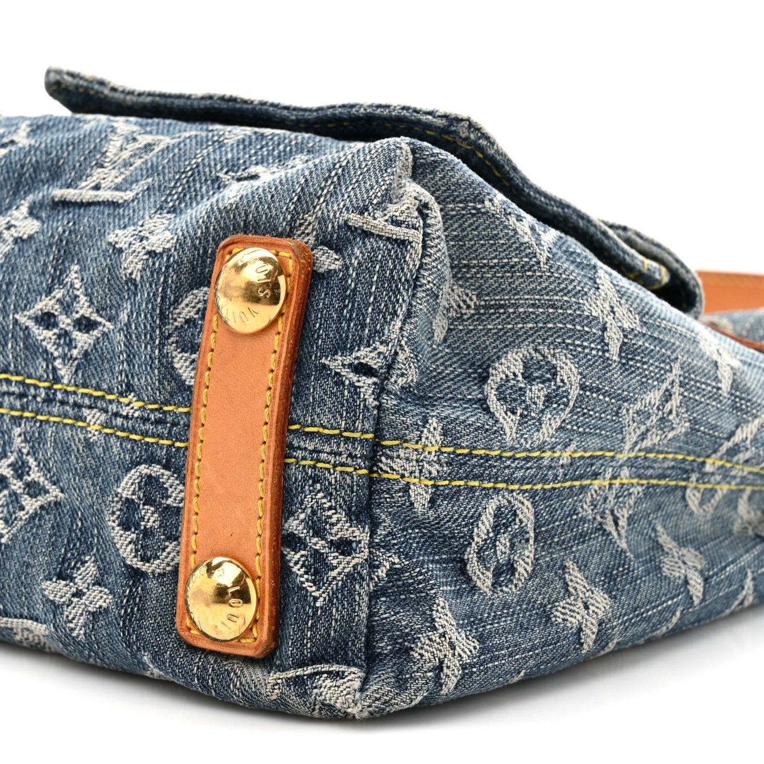 Louis Vuitton Monogram Denim Baggy PM Blue 8 of 11