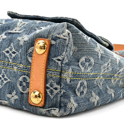 Louis Vuitton Monogram Denim Baggy PM Blue 8 of 11