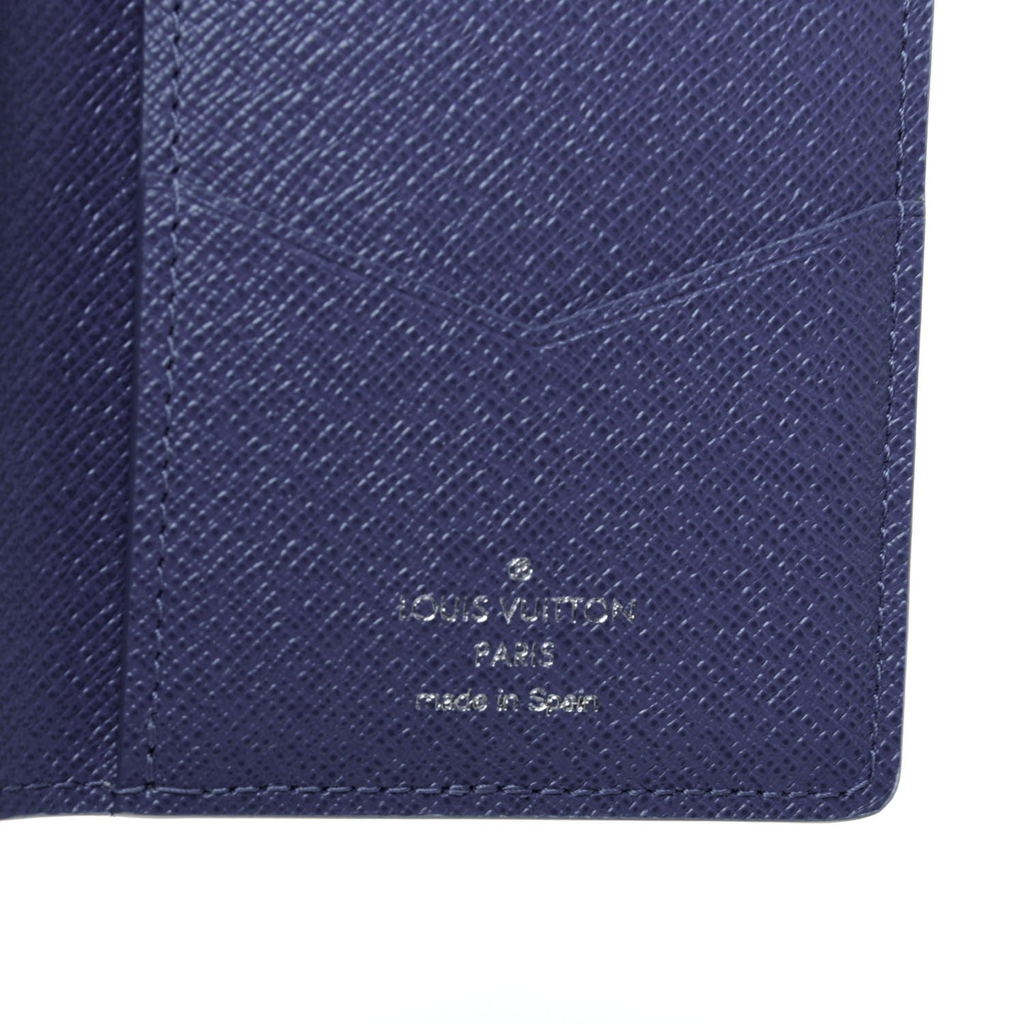 Monogram Watercolor Pocket Organizer NM Multicolor