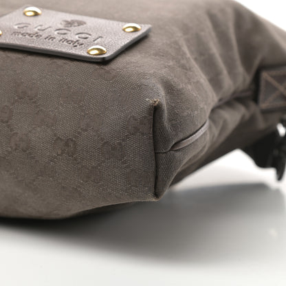 Gucci Monogram Calfskin Studded Tote Brown 10 of 10