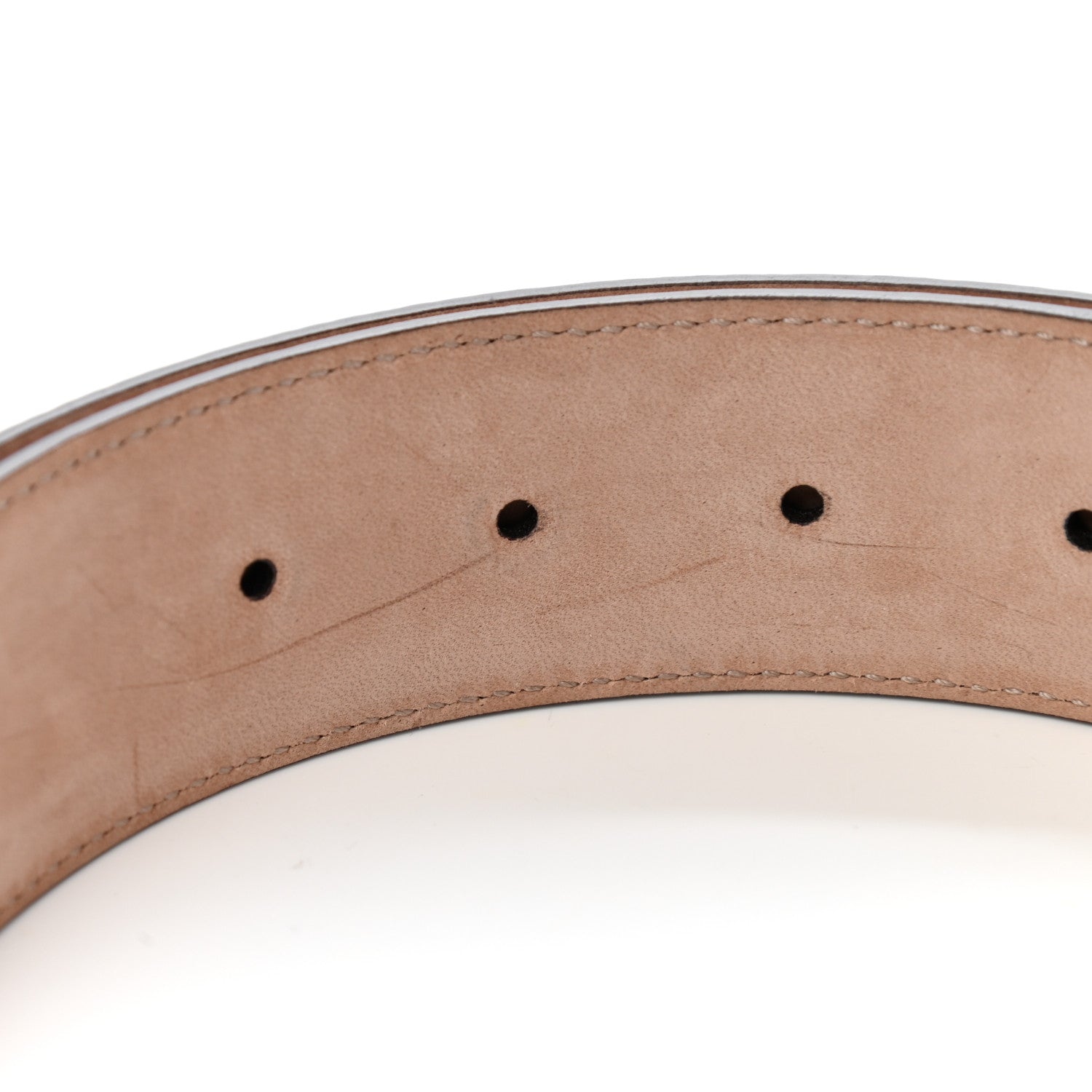 Gucci Guccissima Signature Interlocking G 37mm Belt 90 36 Rose Baby Candy 7 of 7