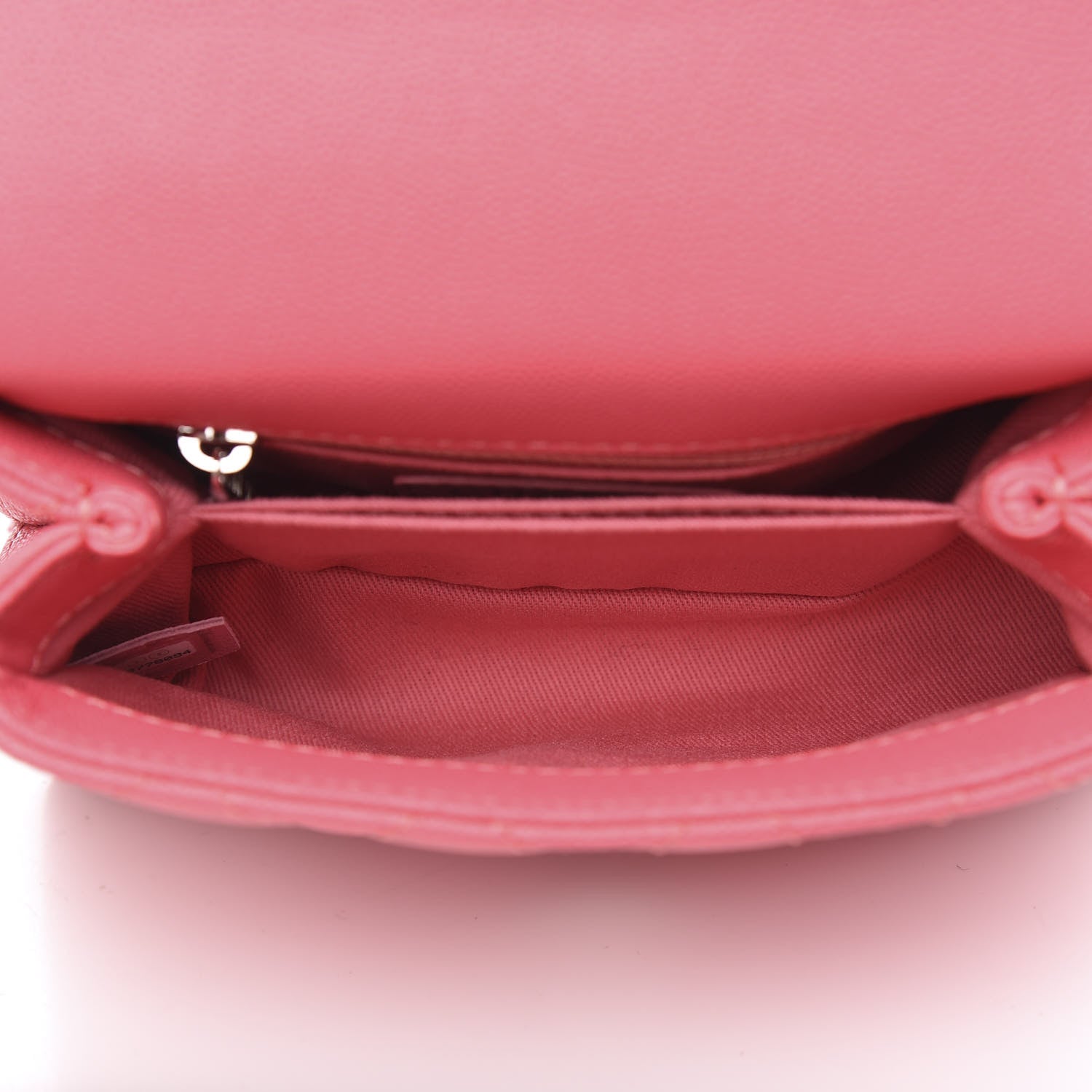 Chanel Caviar Quilted Incognito Extra Mini Coco Handle Flap Pink 5 of 9