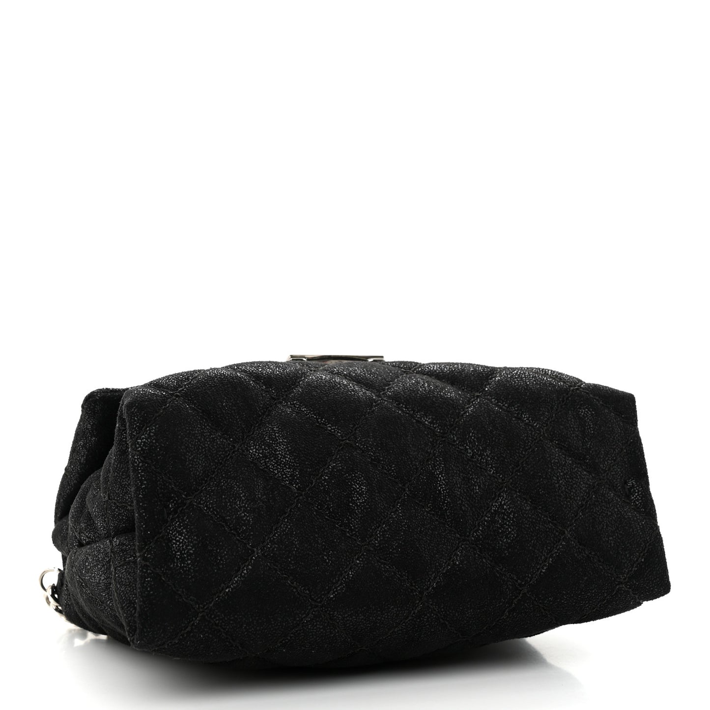 Shaggy Deer Quilted Small Beckett Chain Shoulder Bag Black
