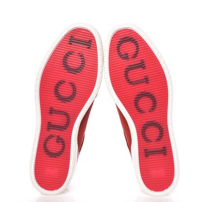 Gucci Nappa Moorea Mens Prince Interlocking G Sneakers 14.5 Rosso 5 of 13