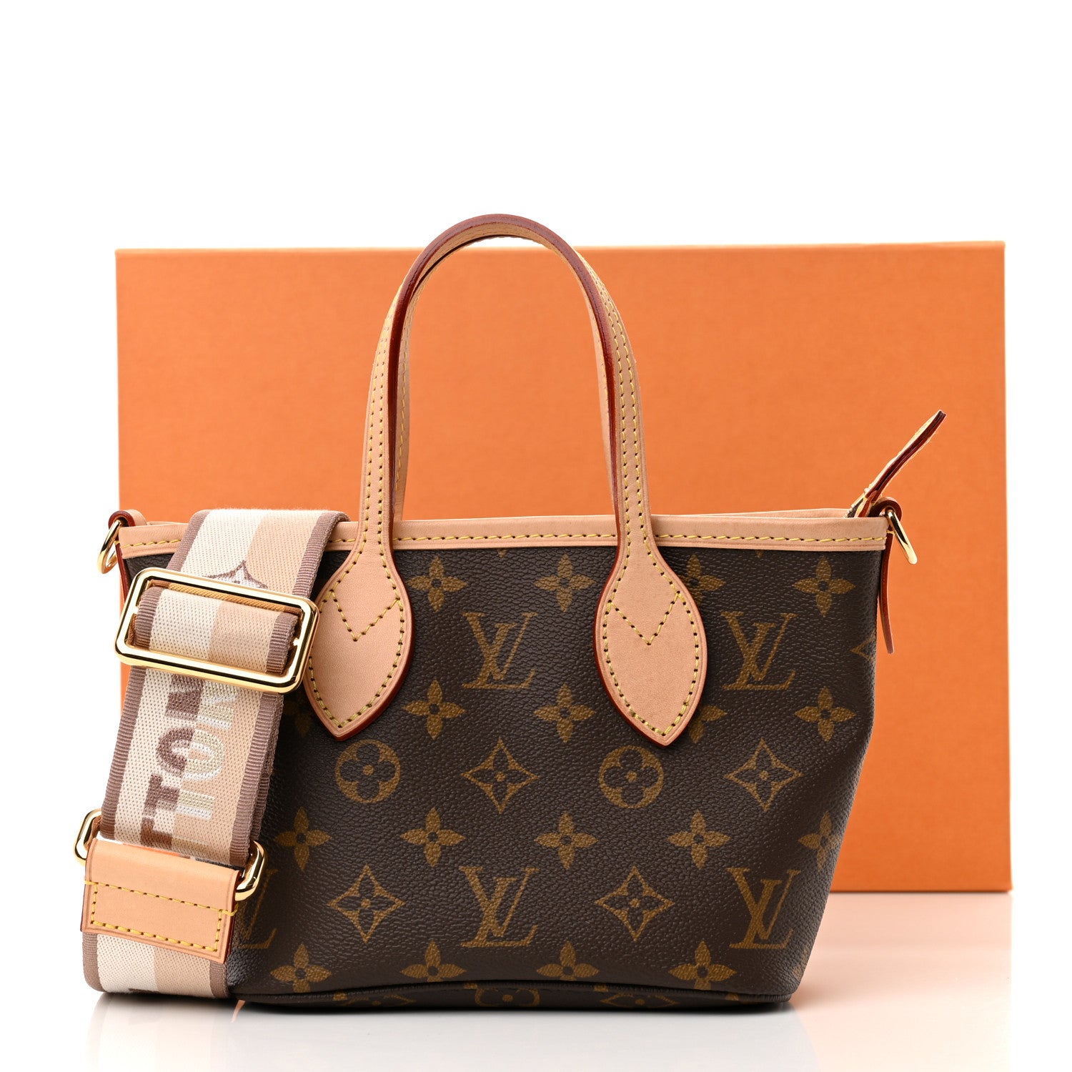 Louis Vuitton Monogram Neverfull BB Beige 9 of 9