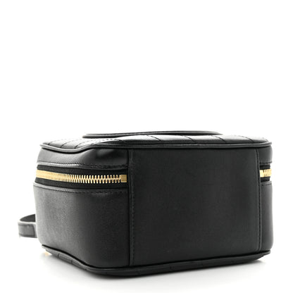 Gucci Sakai Be Green Calfskin Diagonal Stitched Blondie Top Handle Bag Black 4 of 11