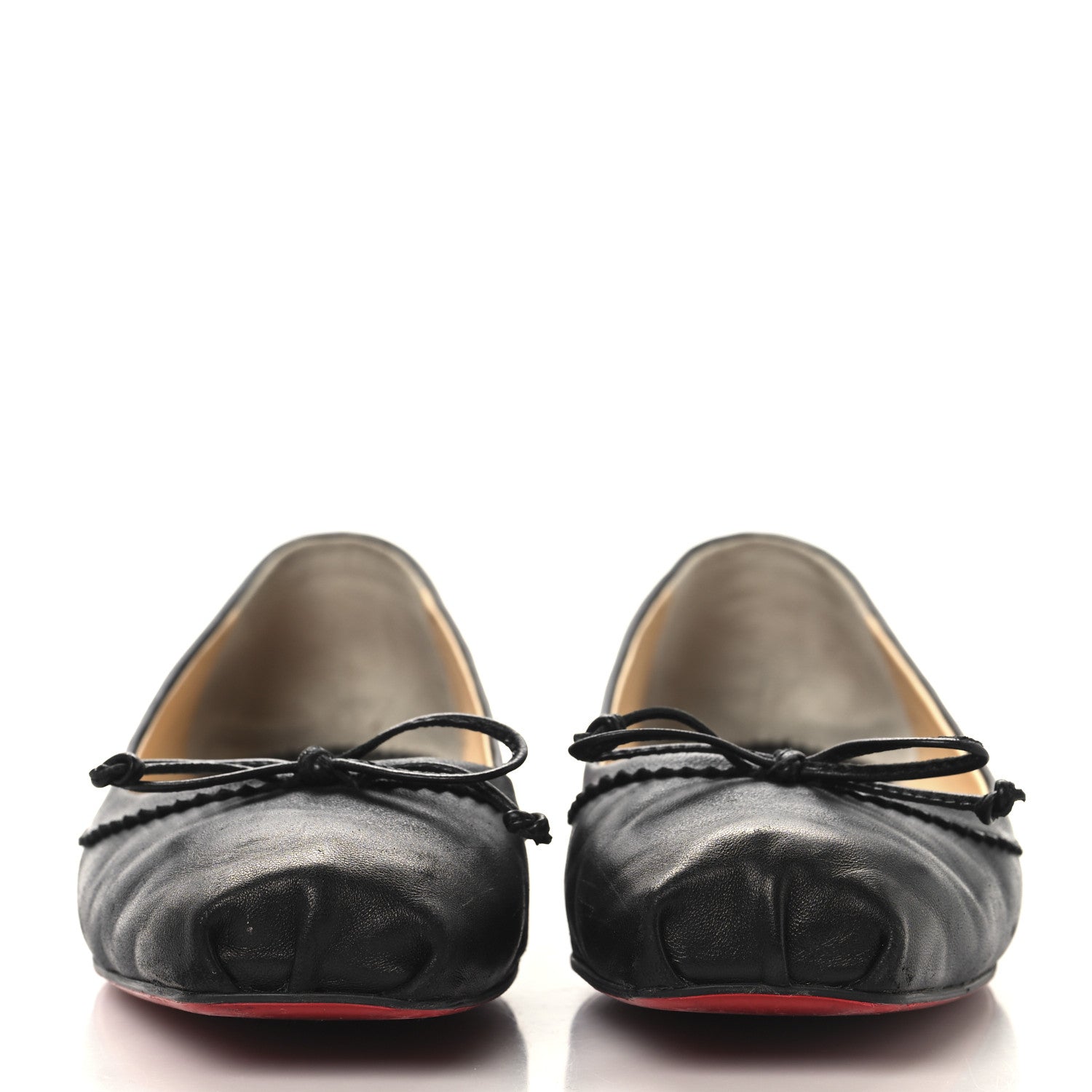Christian Louboutin Nappa Mamadrague Flats 37 Black 3 of 8
