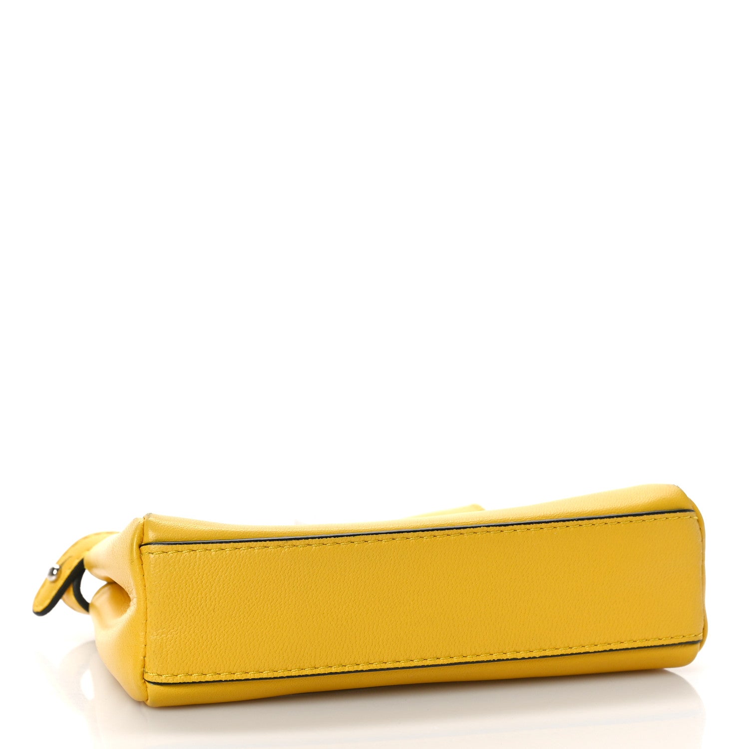 Fendi Shiny Nappa Micro Peekaboo Iconic Satchel Sunflower 4 of 11