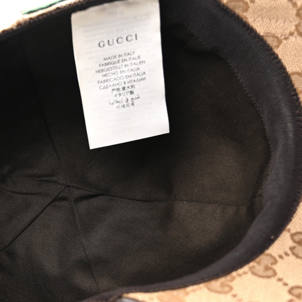 Monogram Web Baseball Hat L Beige Cocoa