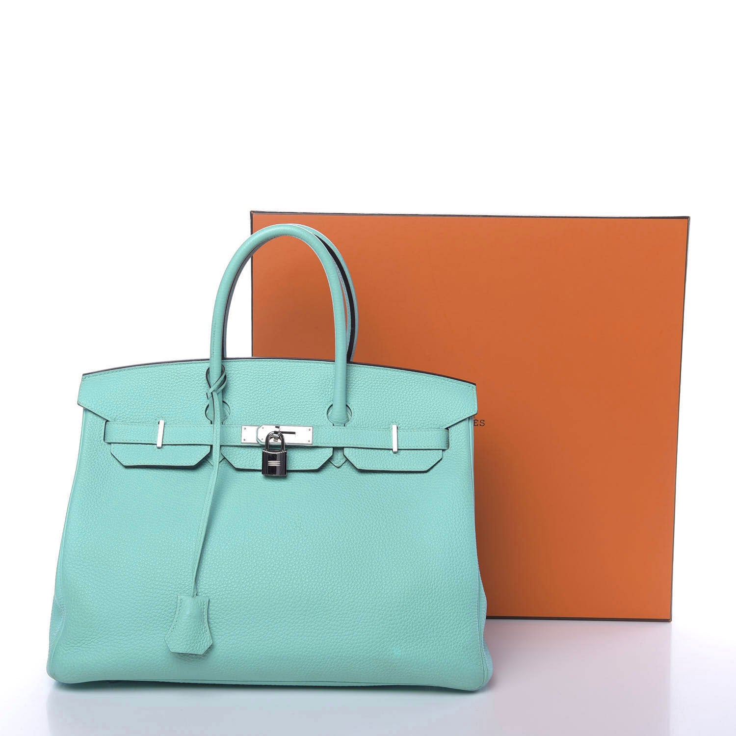 Hermes Togo Birkin 35 Bleu Atoll 48 of 48