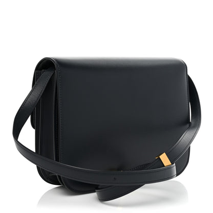 Celine Box Calfskin Medium Classic Box Flap Bag Navy 3 of 12