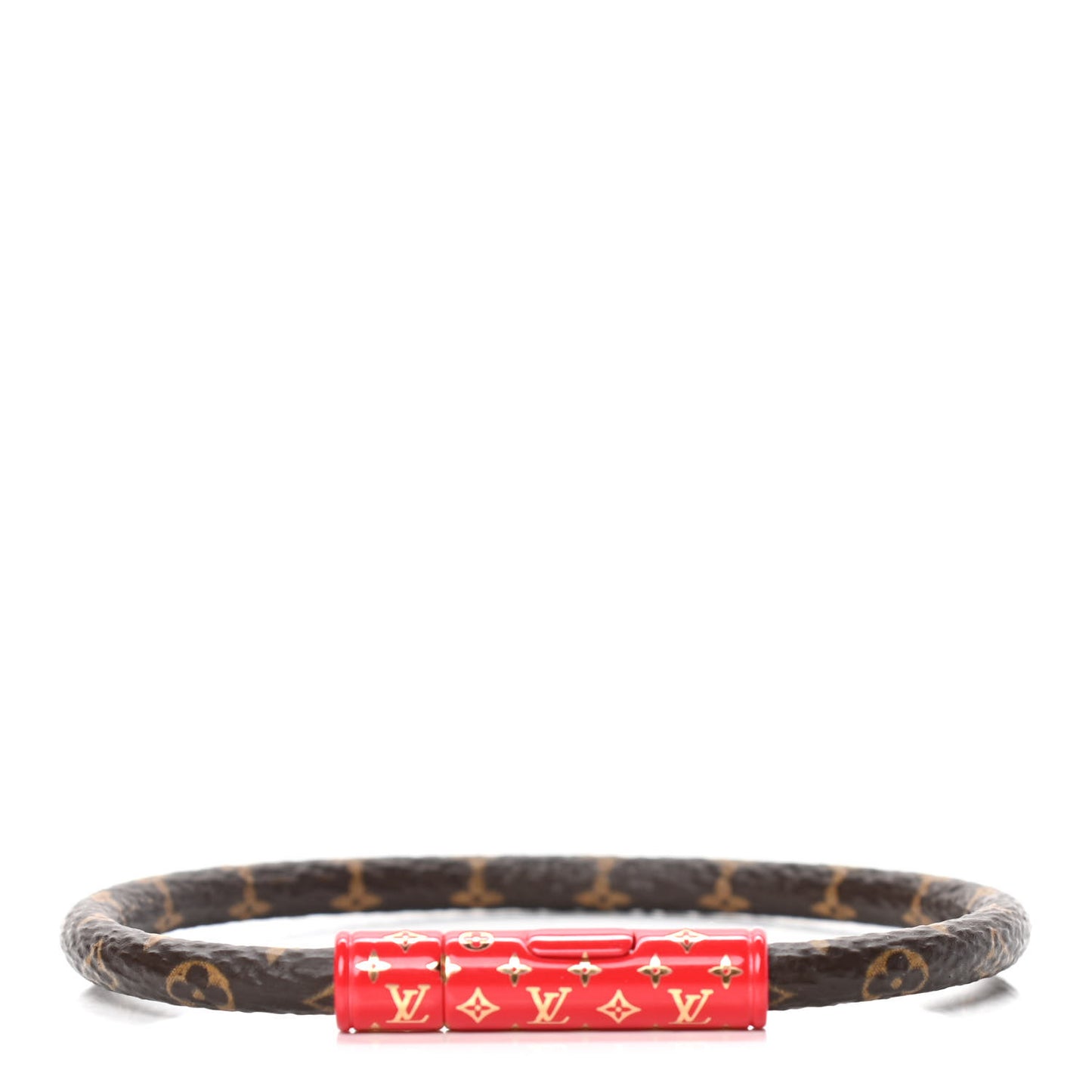 Monogram Confidential Bracelet 17 Red