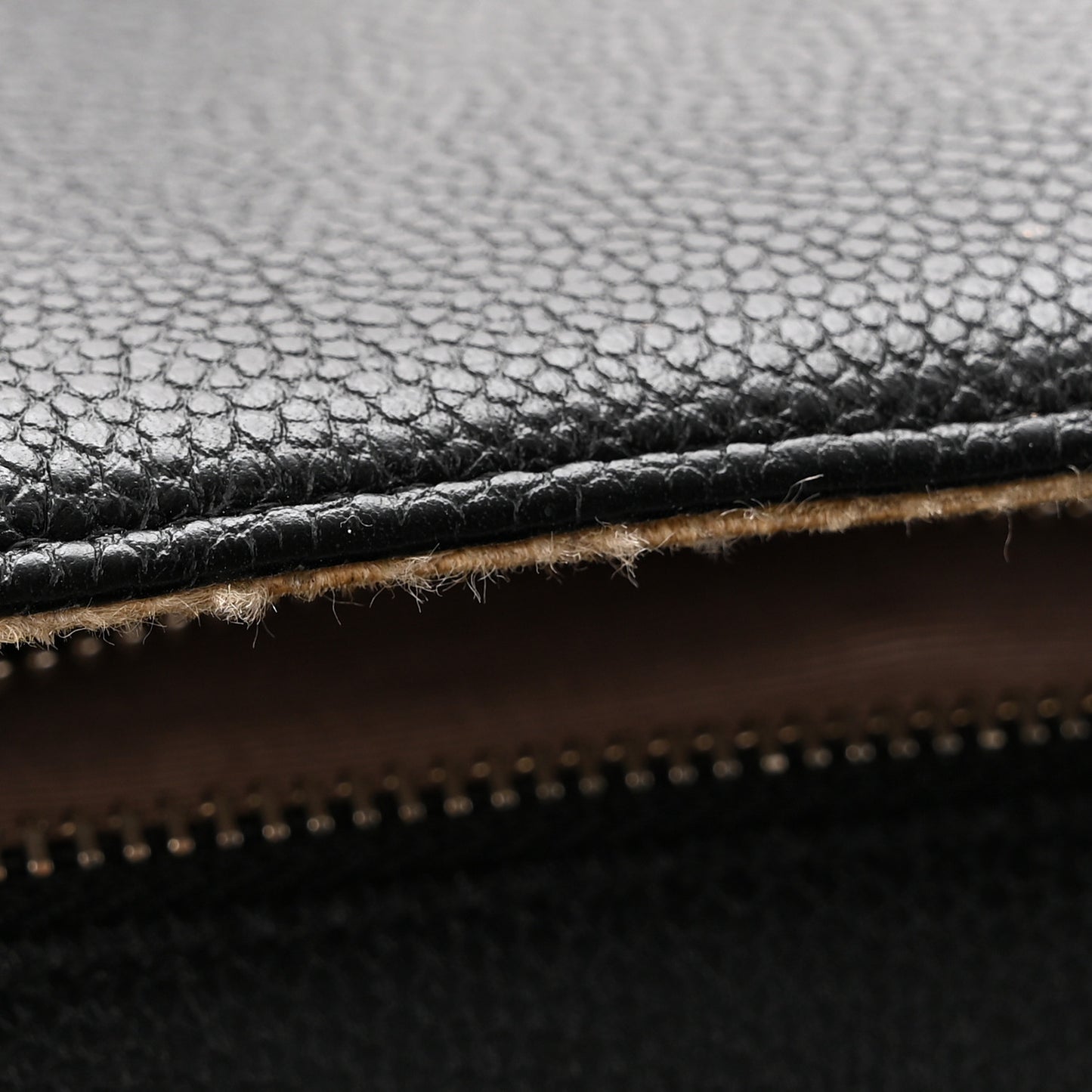 Grained Calfskin Medium Diorama Flap Bag Black