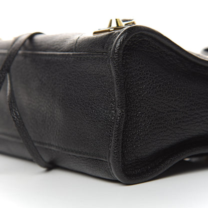 Balenciaga Chevre Gold Metallic Edge Hardware Mini City Black 8 of 9