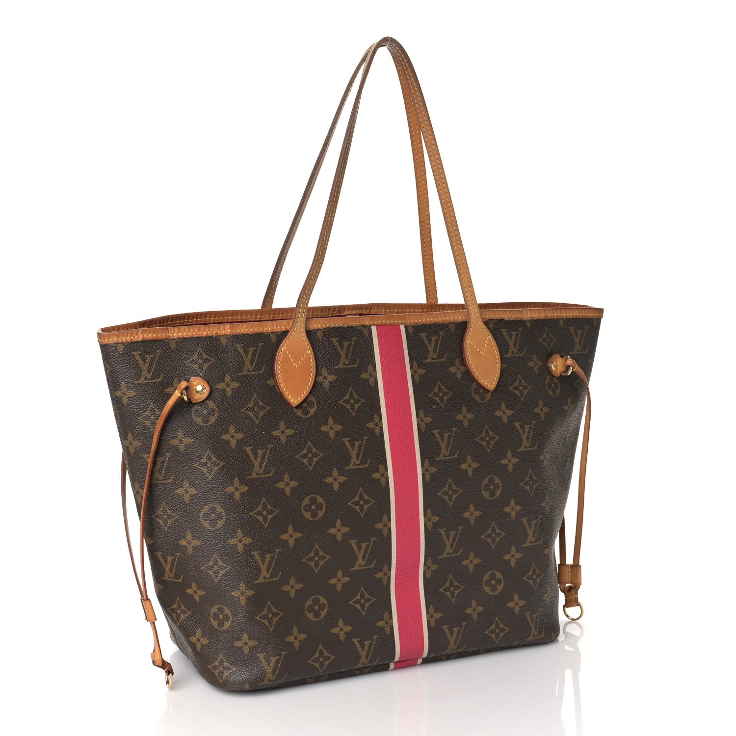 Louis Vuitton Monogram My LV Heritage Neverfull MM Fuchsia White 2 of 11