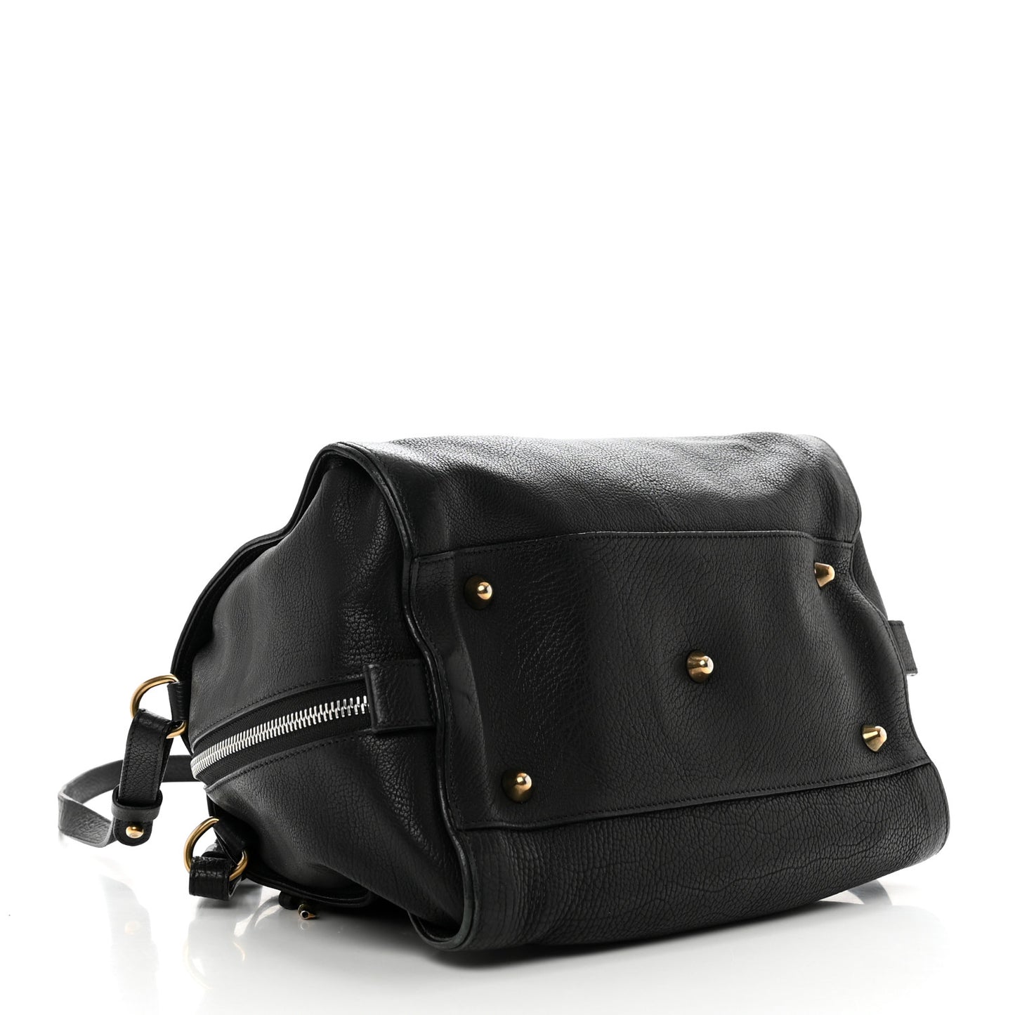 Calfskin Paddington Satchel Black